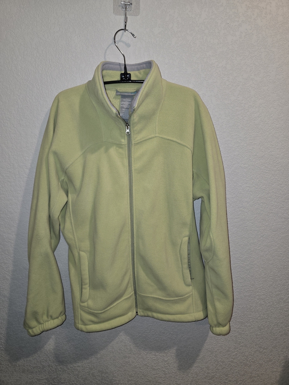 Free Country Lime Green Full-Zip Fleece Jacket - Size Large